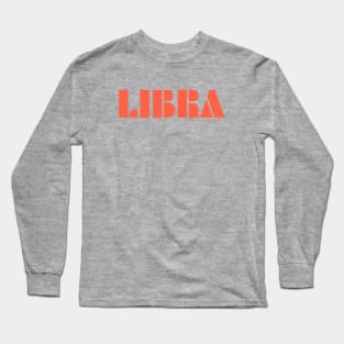 Libra - Zodiac Sign Long Sleeve T-Shirt